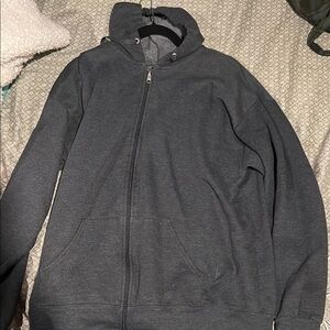Men's Gray Hoodie Sweater